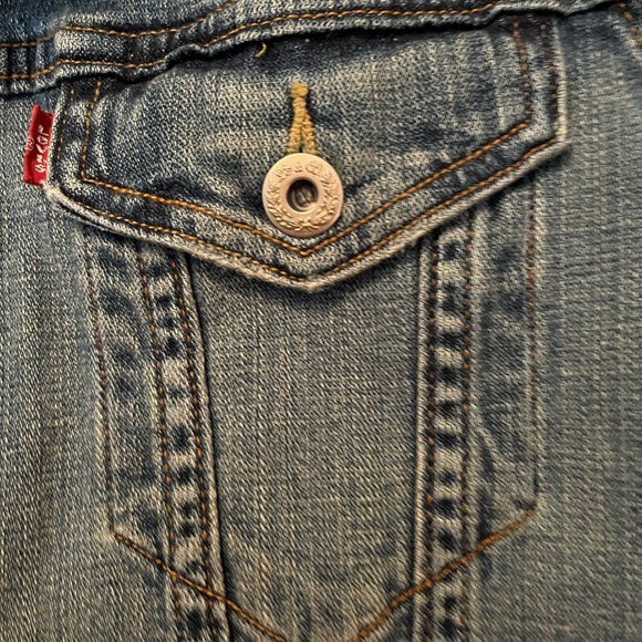 Women’s Levi Tucker jacket, M, washed blue, 4 pocket - Picture 4 of 7